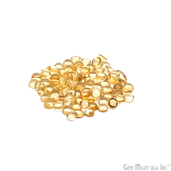 Citrine Round Gemstone, 3mm,...