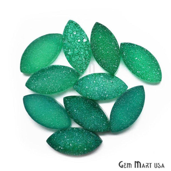 Plain Color Druzy 8x16mm...