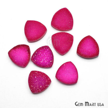 Color Druzy Cabochon 14mm Trillion Loose Druzy (Pick Your Color) - GemMartUSA