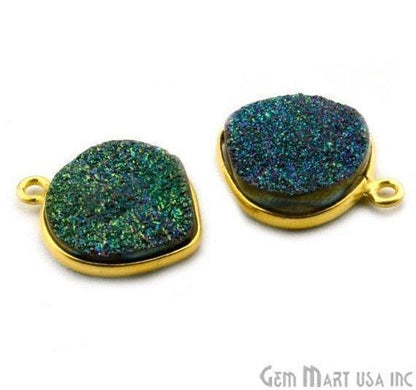 druzy connector beads, druzy connector