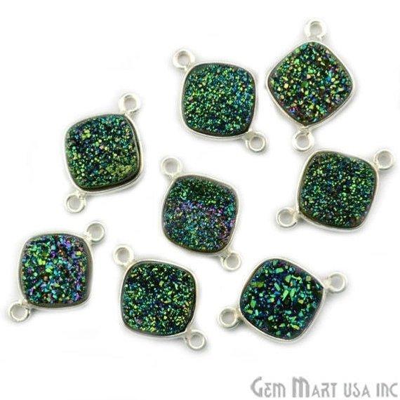 druzy connector beads, druzy connector