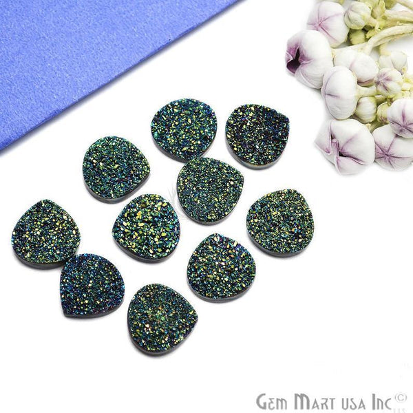 Plain Druzy 16mm Heart...