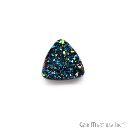 Plain Druzy 8mm Trillion Shape Loose Cabochon (Pick Your Color) - GemMartUSA