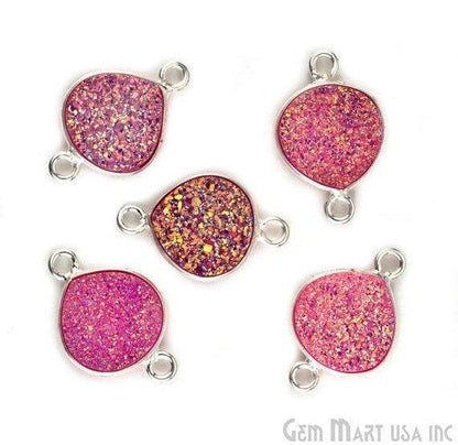 druzy connector beads, druzy connector