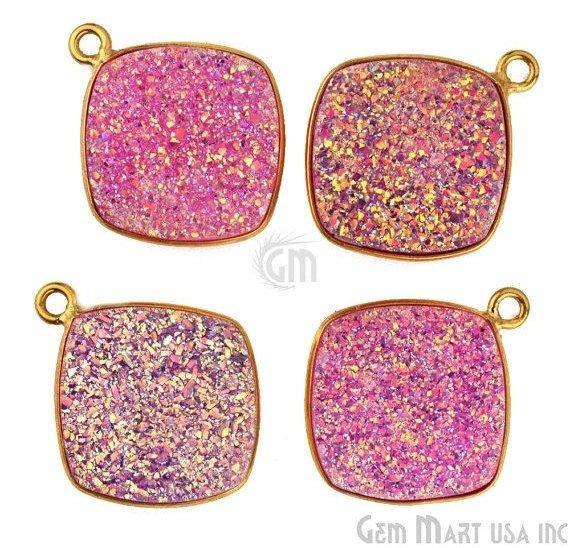 druzy connector beads, druzy connector