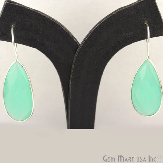 Aqua Chalcedony Pears Shape...