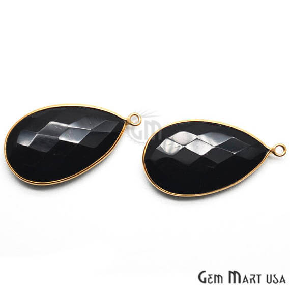 Natural Black Onyx Pears...