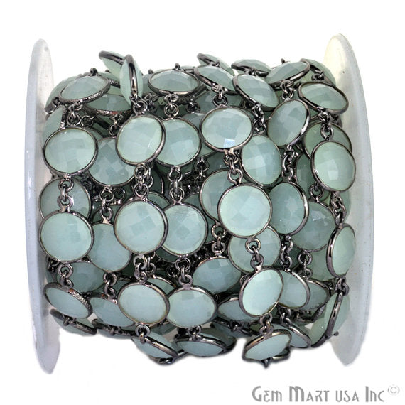Aqua Chalcedony 12mm Round...