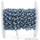 Light Blue Chalcedony Oxidized Wire Wrapped Gemstone Beads Rosary Chain - GemMartUSA (762823376943)