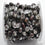 Blood Stone Oxidized Wire Wrapped Beads Rosary Chain - GemMartUSA (762823999535)