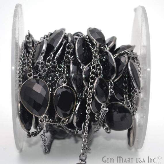 Black Onyx 10-15mm Oxidized...