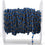 Royal Blue Chalcedony Oxidized Wire Wrapped Gemstone Beads Rosary Chain - GemMartUSA (762829078575)
