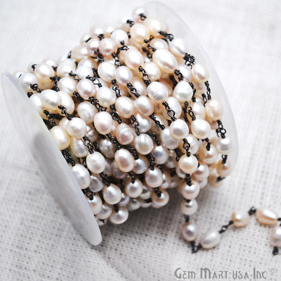White Pearl Oxidized Wire...