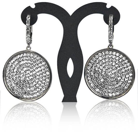 Black Plated Studded With...