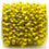 Yellow Chalcedony Oxidized Wire Wrapped Beads Rosary Chain - GemMartUSA (762807746607)