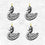 Duck Charms Diamond CZ Pave Gold Plated Charm for Bracelet Pendants & Necklace (CHCZ-40206) - GemMartUSA (754690097199)