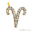 Aries Charms Diamond CZ Pave Gold Plated Charm for Bracelet Pendants & Necklace (CHWS-40055) - GemMartUSA (755012927535)