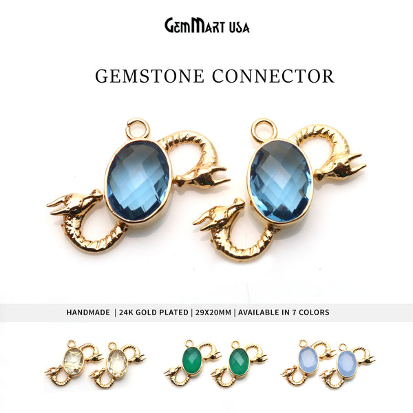 DIY Gemstone Gold Plated...