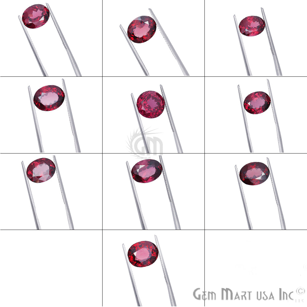 Rhodolite Garnet, Round & Oval Loose Gemstone, January Birthstones (RH-0091-0100) - GemMartUSA
