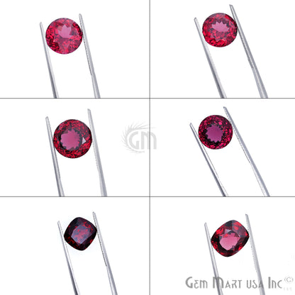 Rhodolite Garnet, Round & Cushion Shape, Loose Gemstone, January Birthstones (RH-0101-0106) - GemMartUSA