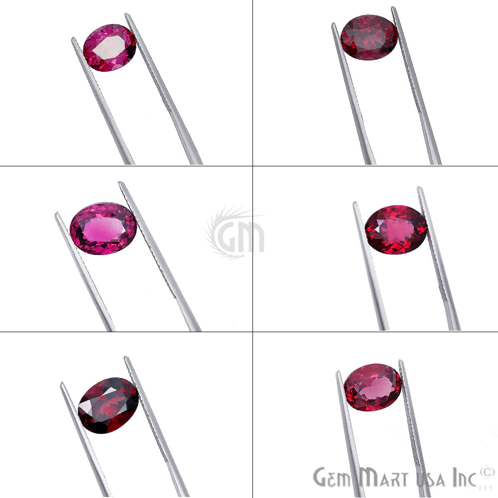 Rhodolite Garnet, Oval Shape, Loose Gemstone, January Birthstones (RH-0055-0060) - GemMartUSA