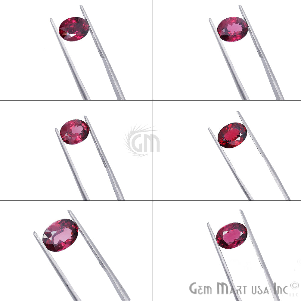 Rhodolite Garnet, Oval Gemstone, Loose Gemstone, January Birthstones (RH-0067-0072) - GemMartUSA