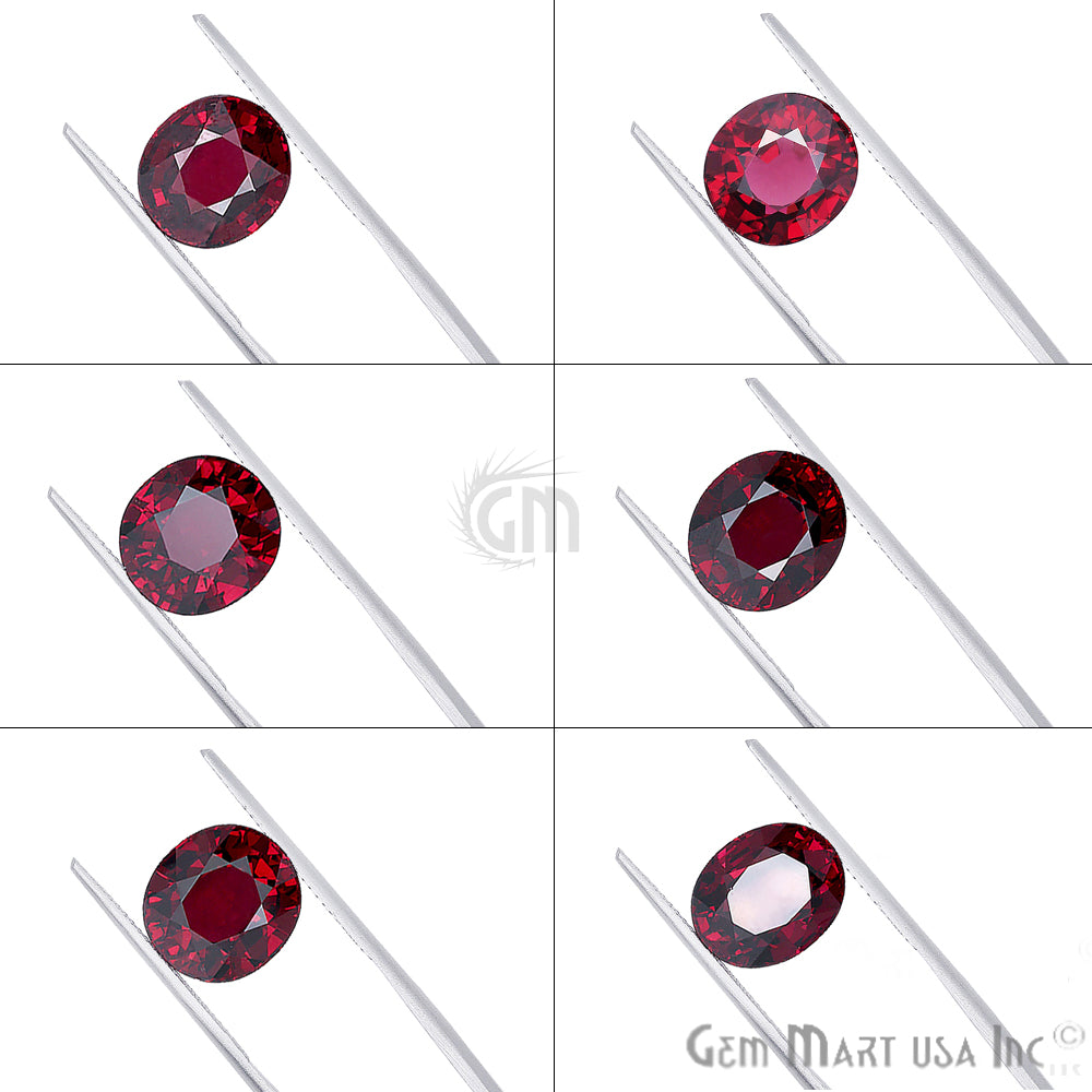 Rhodolite Garnet, Oval Gemstone, Loose Gemstone, January Birthstones (RH-0007-0012) - GemMartUSA