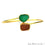 Elegant Adjustable Double Druzy Gemstone Stacking Bangle Bracelet - GemMartUSA (754950996015)