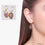 Geode Druzy Dangle Earrings, 22k Gold Electroplated Hook Earrings (DPER-90325) - GemMartUSA (754726961199)