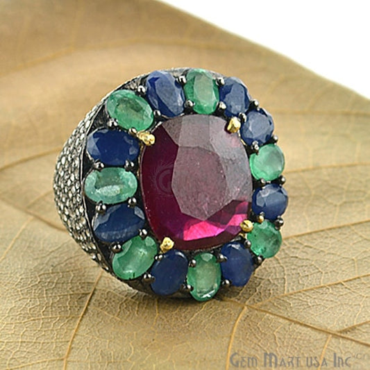 Diamond Rings, natural ruby (763466219567)