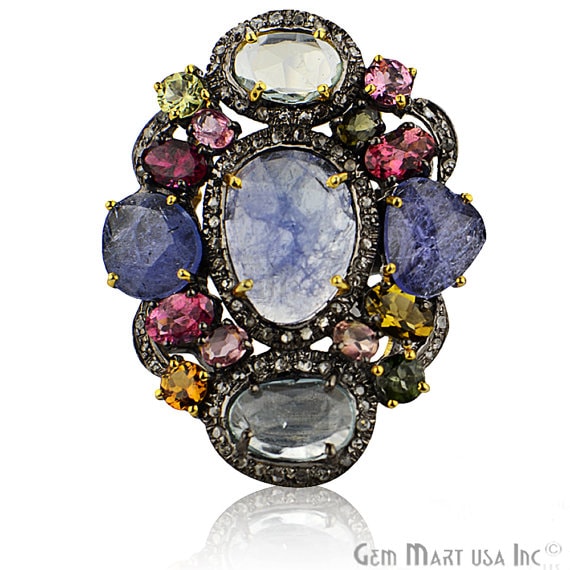 Diamond Rings, natural ruby (763520253999)