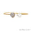 Crystal & Rainbow Moonstone Handmade AdjustaBle Gold Plated Stacking Bangle Bracelet - GemMartUSA
