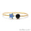 Black onyx & Opal Handmade AdjustaBle Gold Plated Stacking Bangle Bracelet - GemMartUSA