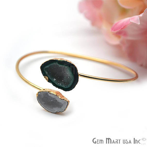 Gold Electroplated Adjustable Double...