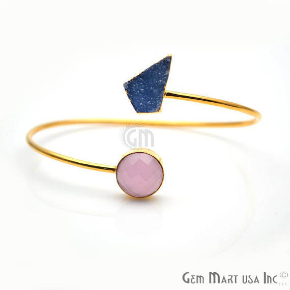 Gold Electroplated Adjustable Gemstone...