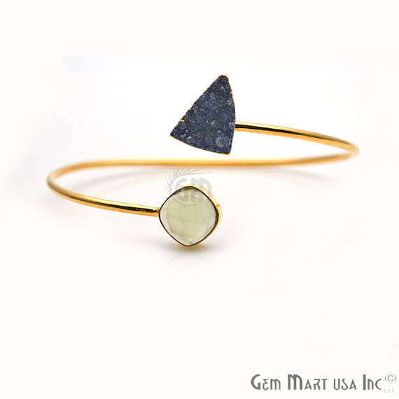 Gold Electroplated Adjustable Gemstone...