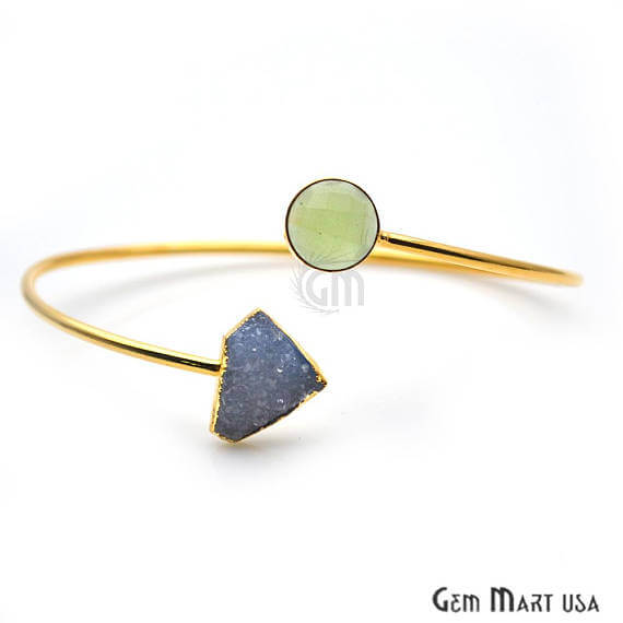 Gold Electroplated Adjustable Gemstone...