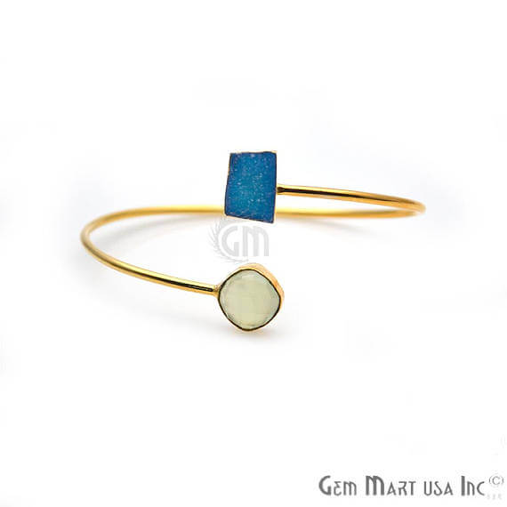 Gold Electroplated Adjustable Gemstone...