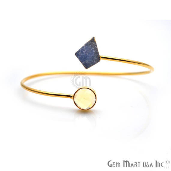 Gold Electroplated Adjustable Gemstone...