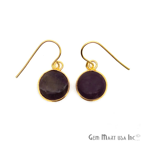 Round Gemstone 12mm Gold...