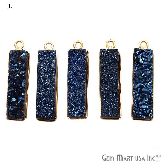 druzy connector beads, druzy connector