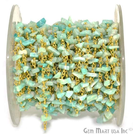 Amazonite Nugget Chip Beads...