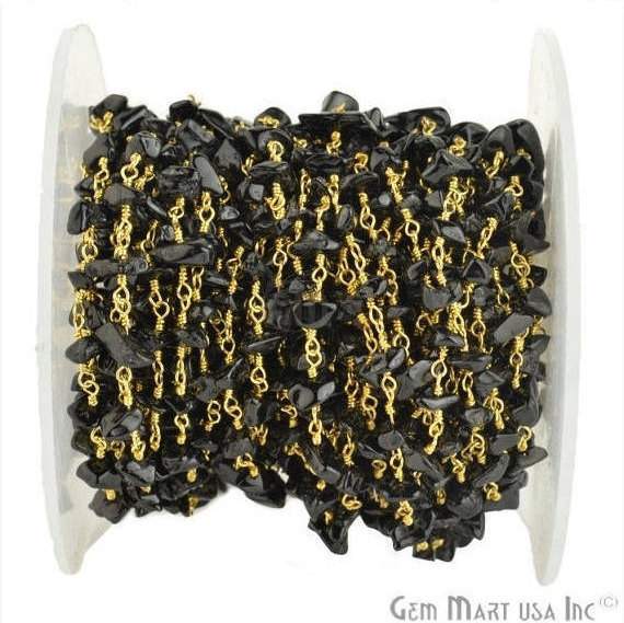 Black Spinel 4-6mm Nugget...