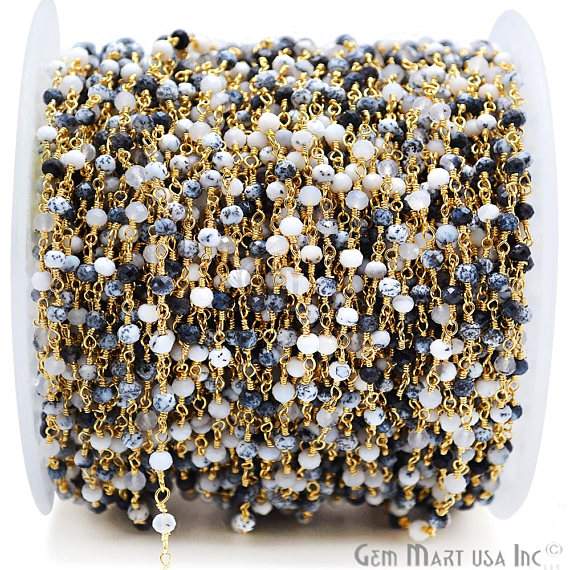 Dendrite Opal Gold Plated...