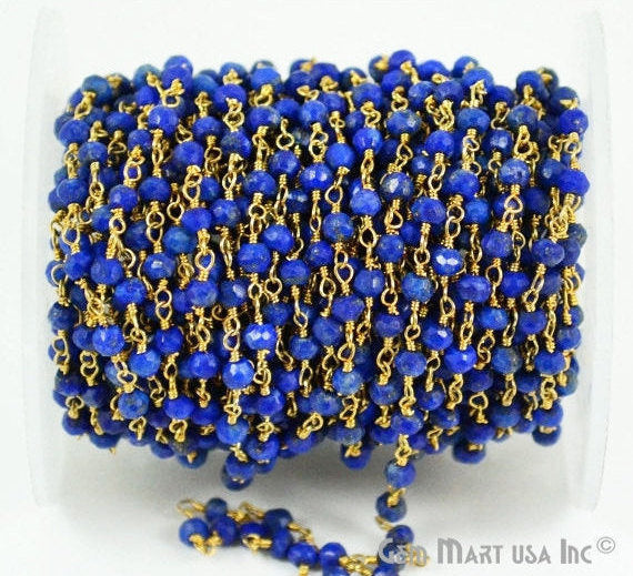 Lapis Lazuli Gold Plated...