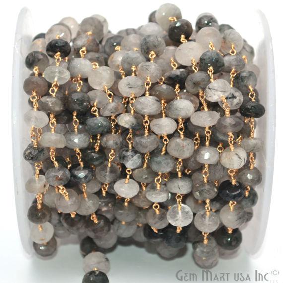 Rutilated Gold Plated Wire...