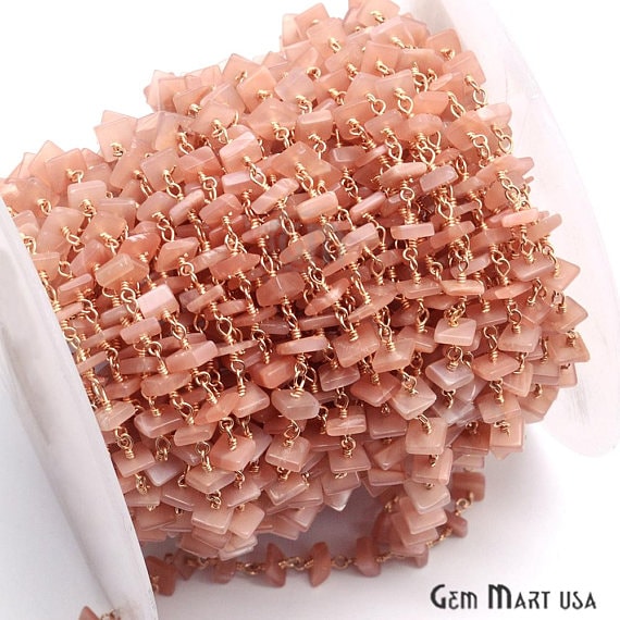 Sunstone 4mm Square Shape...