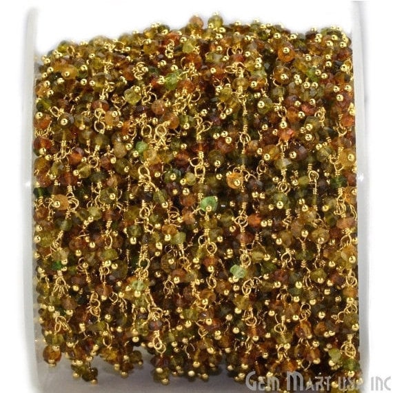 Petrol Tourmaline Faceted Beads...