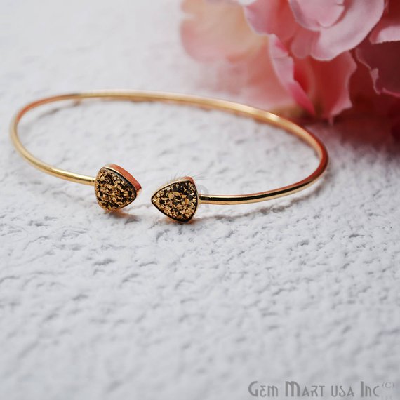 Trillion Shape 8mm Druzy...