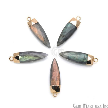 gemstone connector beads, gemstone connector pendant